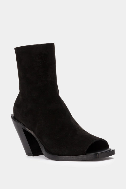 Ann Demeulemeester Black leather boots