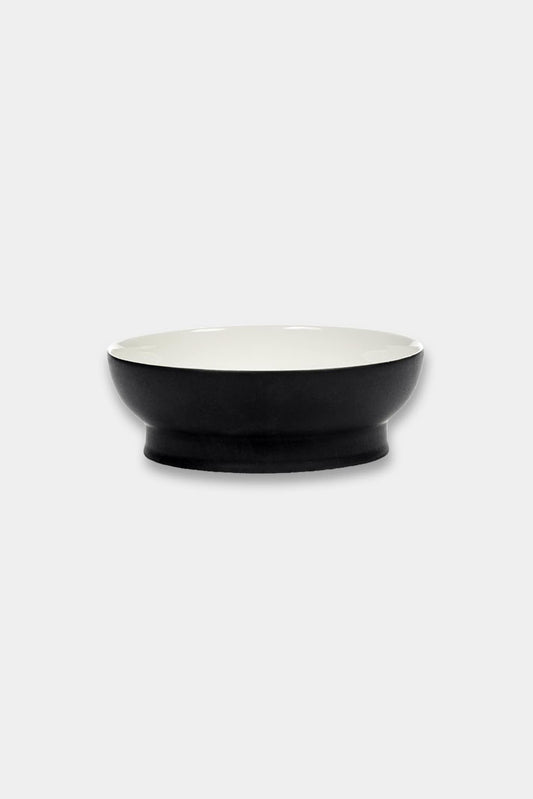 Ann Demeulemeester - Serax "Ra" bowl in black and white porcelain (Ø 16 cm)