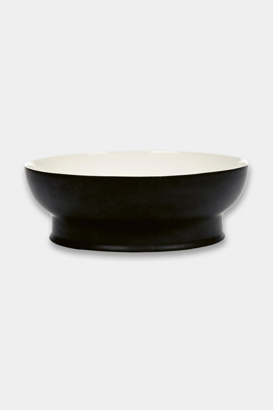 Ann Demeulemeester - Serax "Ra" bowl in black and white porcelain (Ø 28 cm)