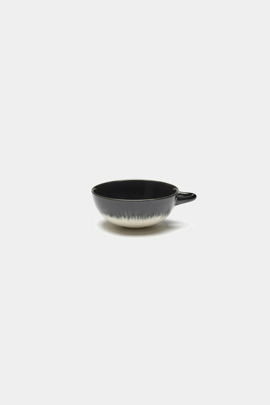 Black and white espresso cup "Var B"