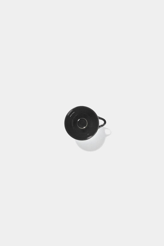 Black and white espresso cup "Var B"