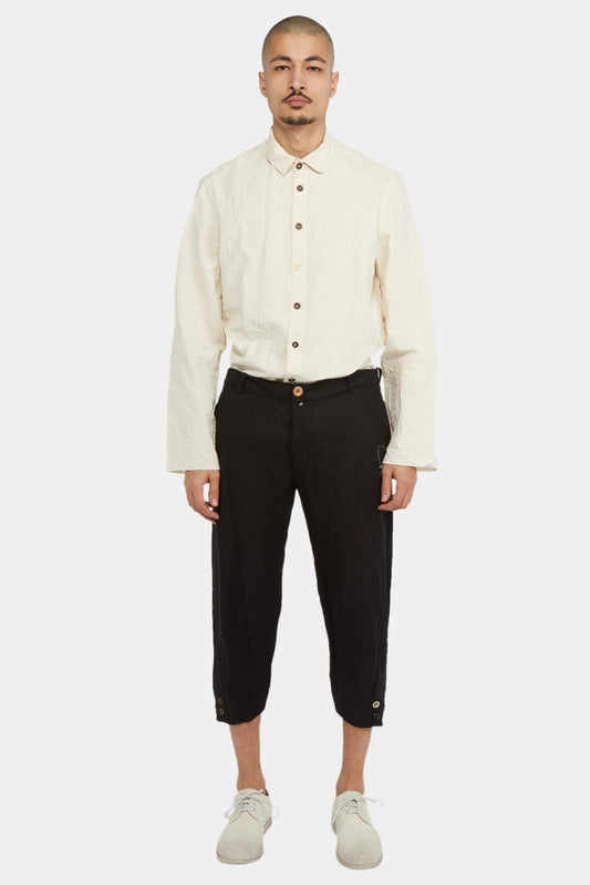 Archivio J.M. Ribot Short trousers in black wool