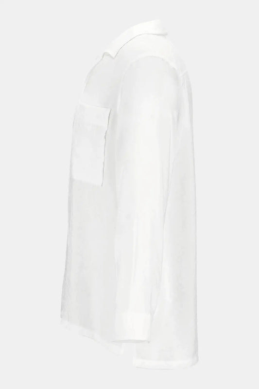 Attachment Chemise blanche à col à revers cranté - LECLAIREUR