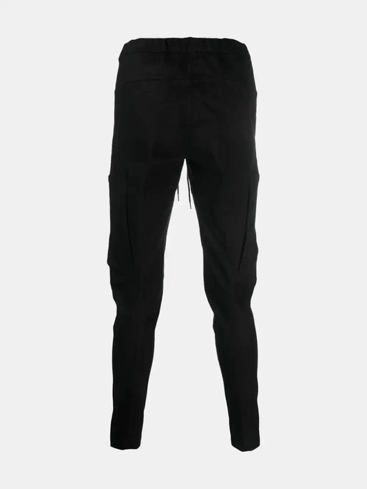 Attachment Black jogging pants with drawstring