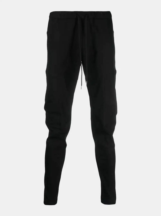 Attachment Black jogging pants with drawstring