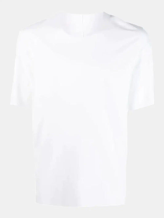 Attachment T-shirt en rayonne blanc mélangé - LECLAIREUR