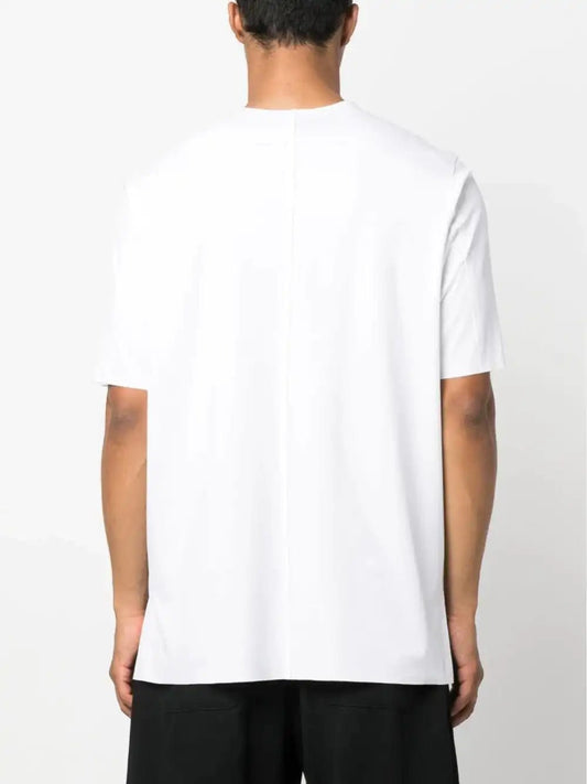 Attachment T-shirt en rayonne blanc mélangé - LECLAIREUR
