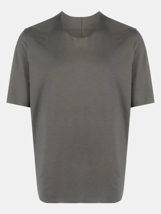 Attachment T-shirt en rayonne gris mélangé - LECLAIREUR