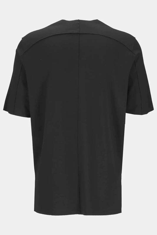 Attachment T-shirt en rayonne noir mélangé - LECLAIREUR