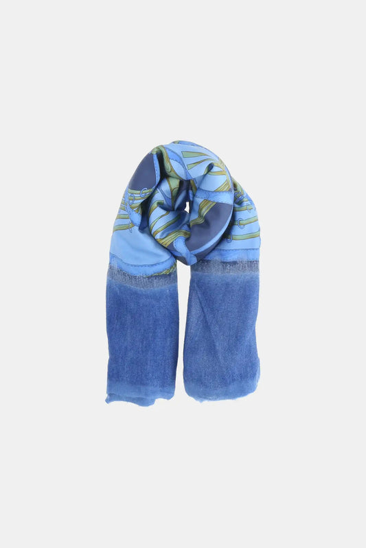 Avant Toi Blue cashmere scarf