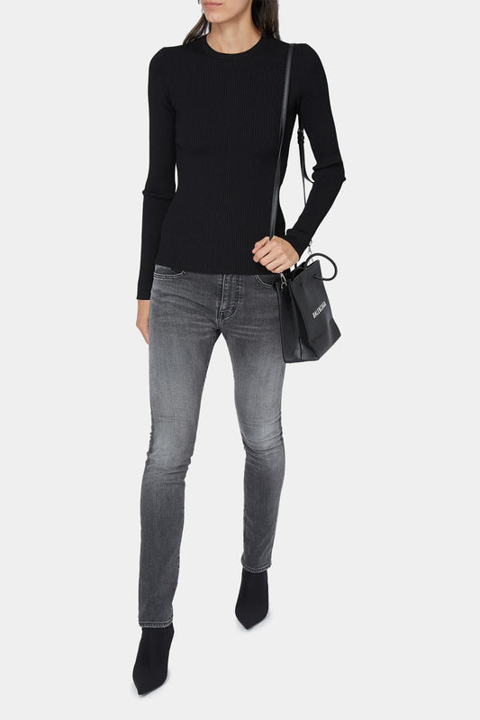 Balenciaga jeans in gray cotton