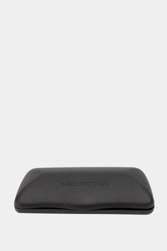 Balenciaga Lunettes de soleil en acétate noires - LECLAIREUR