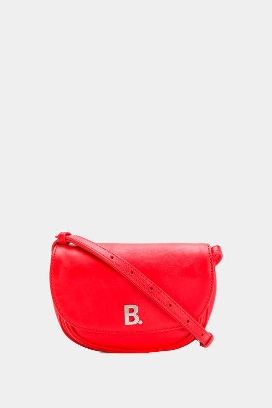 Balenciaga Red leather shoulder bag