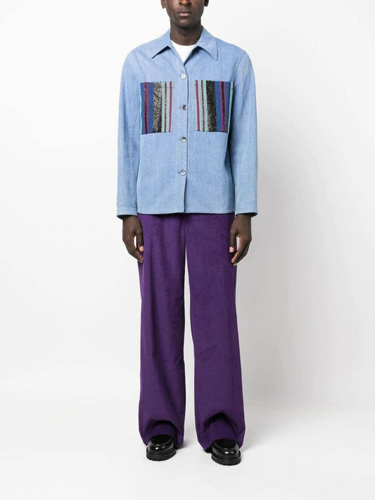 Benjamin Benmoyal Chemise à poches plaquées contrastantes - LECLAIREUR