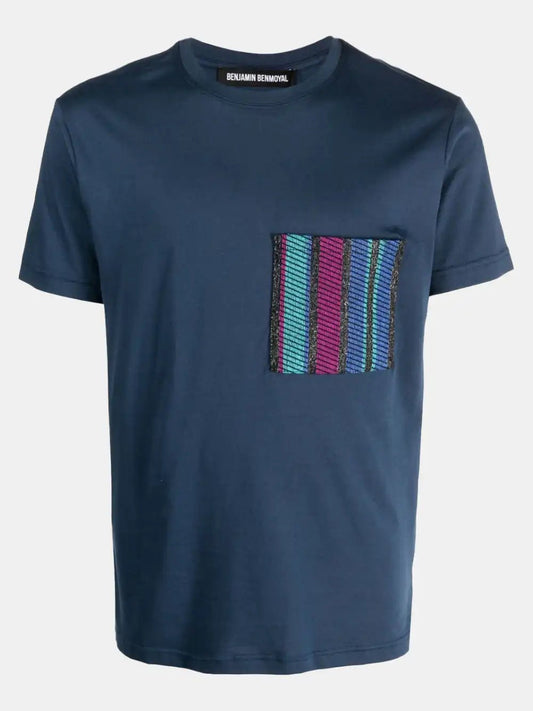 Benjamin Benmoyal T-shirt "POCKET" en coton Supima® - LECLAIREUR