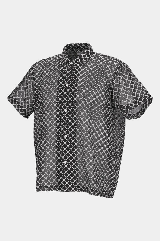 Bode "SIREN" transparent embroidered shirt