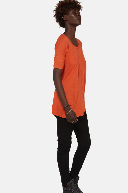 Boris Bidjan Saberi Orange cotton blend T-shirt