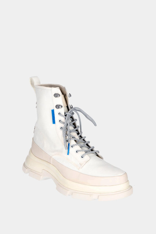 Both "Gao" white ripstop high top sneakers
