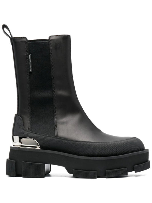 Both "GAO" Chelsea boots in black leather
