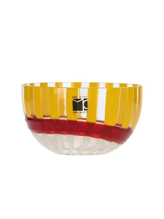 Carlo Moretti "Murano" bowl with colorful motifs