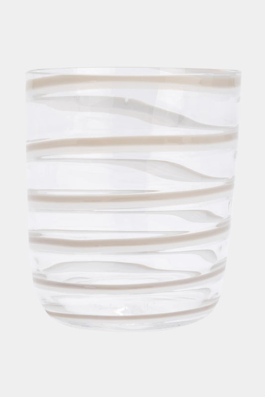 Carlo Moretti "Bora" white crystal glass (10.5 cm)