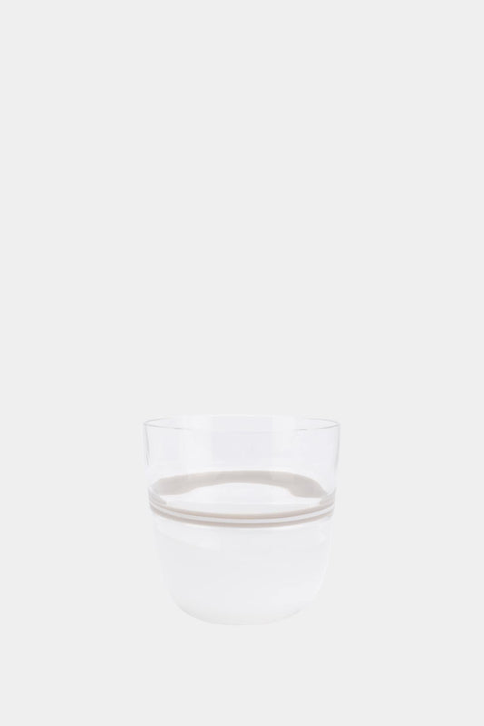 Carlo Moretti "Diversi" white crystal glass (Height: 9 cm)