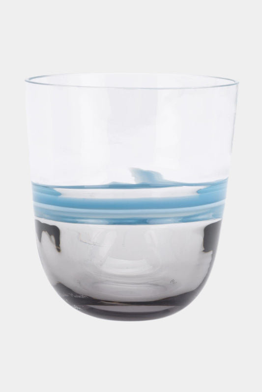 Carlo Moretti "Diversi" blue crystal glass (Height: 9 cm)