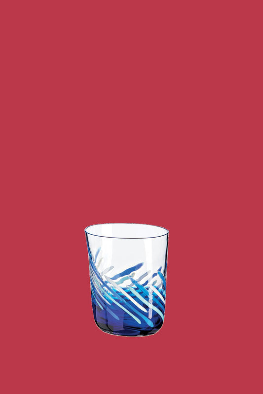 Carlo Moretti "Bora" Murano crystal glass (Height: 10.5 cm)