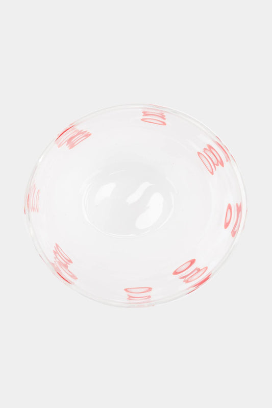 Carlo Moretti Verre en cristal orange et blanc "Diversi" - LECLAIREUR