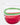 Carlo Moretti Verre en cristal rouge et vert "Diversi" (Hauteur: 9 cm) - 27600_TU - LECLAIREUR