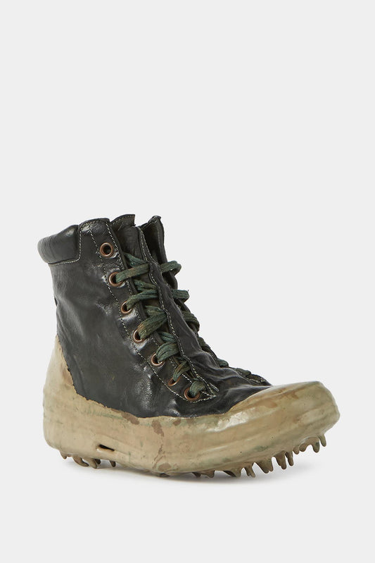 Carol Christian Poell Dark green sneakers with fade effect