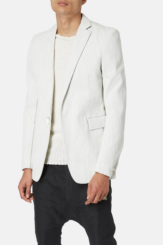 Carol Christian Poell Veste en coton gris clair - LECLAIREUR