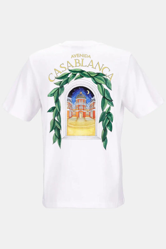 Casablanca T-shirt "CASABLANCA AVENIDA" - LECLAIREUR