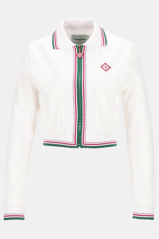 Casablanca Sweat jacket with contrasting details