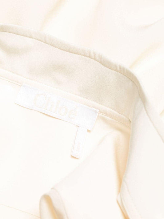 Chloé Blouse en soie ivoire - LECLAIREUR