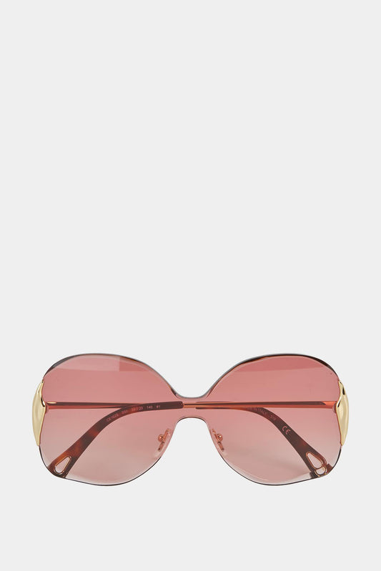 Chloé Pink square sunglasses "Curtis"