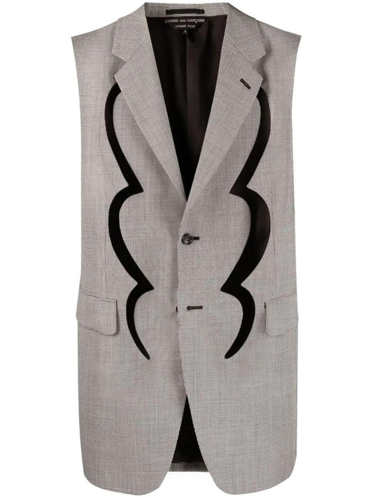 Like Gray Blazer Gypsy Boys with black stitching