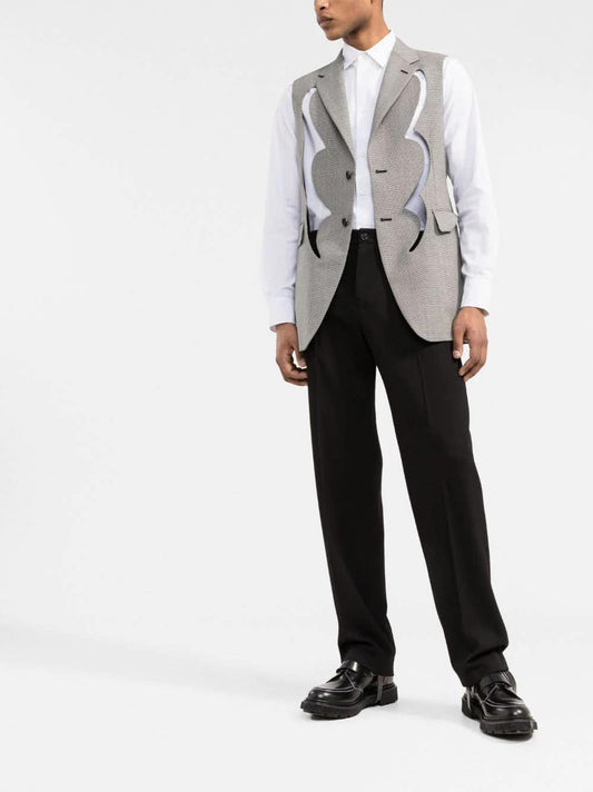 Like Gray Blazer Gypsy Boys with black stitching