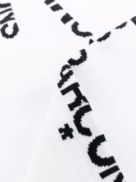 Like boys in white mesh socks with logo