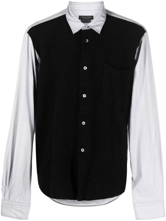 Comme Des Garçons Homme Plus Cotton shirt with layered design