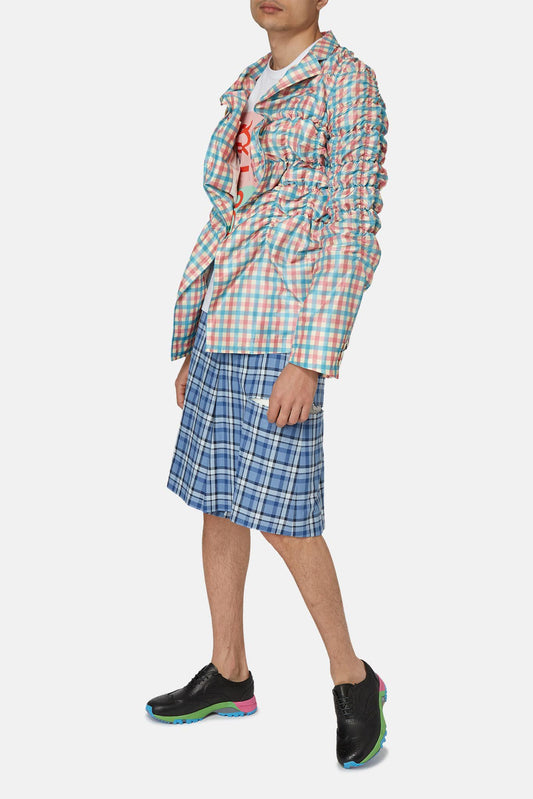 Comme des Garçons Men Plus Multicolor Pleated Detail Jacket