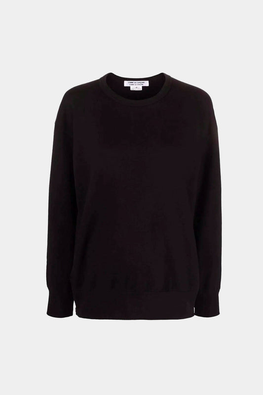 Like boys black cotton sweatshirt with lateral zips details