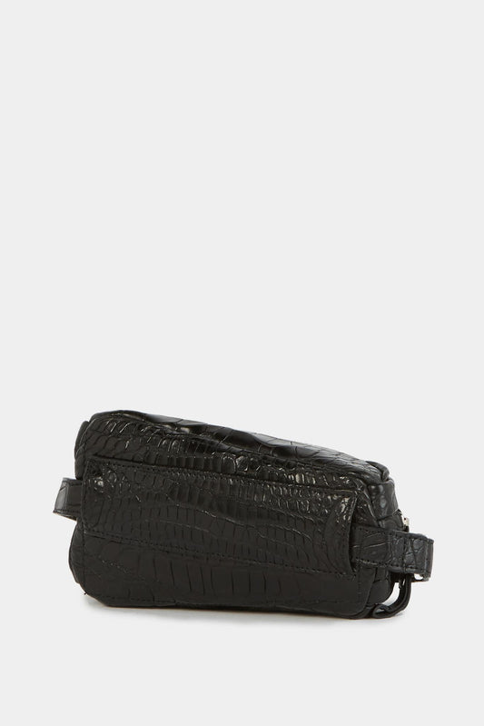 Cornelian Taurus Black Crocodile Leather Bag