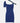Courrèges Robe asymétrique en maille bleu - 45683_S - LECLAIREUR