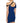 Courrèges Robe asymétrique en maille bleu - 45683_S - LECLAIREUR