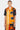 Dries Van Noten Chemise satinée orange à imprimé abstrait - 39513_46 - LECLAIREUR