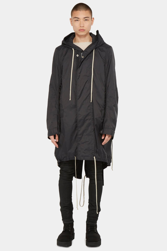 DRKSHDW "Jumbo Fishtail" black nylon jacket