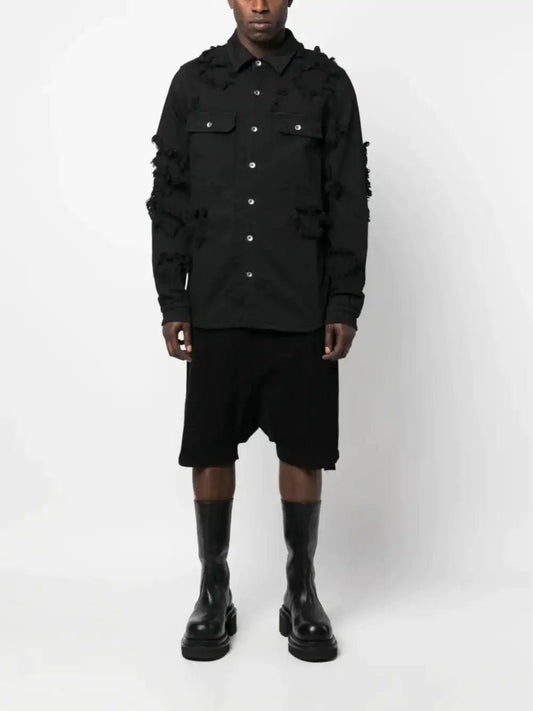 DRKSHDW Worn effect shirt