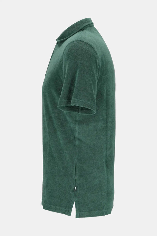 Fedeli Polo en coton vert - LECLAIREUR