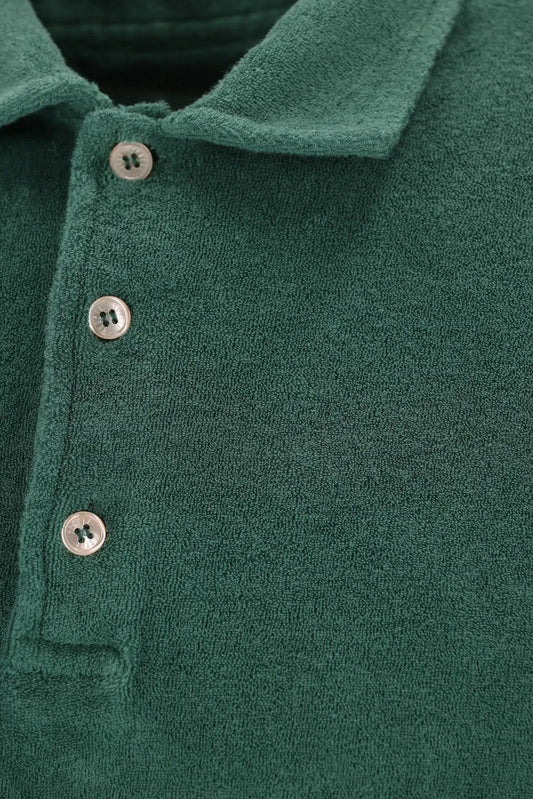 Fedeli Polo en coton vert - LECLAIREUR